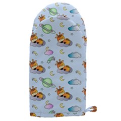 Pattern Giraffe Animal Seamless Scrapbooking Blue Microwave Oven Glove