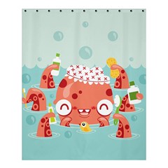 Mr  Bubbles Shower Curtain 60  X 72  (medium)