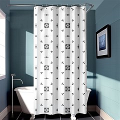 Bw Pattern Iii Shower Curtain 36  X 72  (stall) 