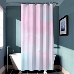 Watercolor Clouds Shower Curtain 36  X 72  (stall) 