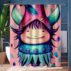 Shroom Magic Conjure Charm Shower Curtain 60  X 72  (medium) 