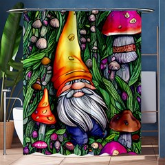 Magic Mushroom Charm Toadstool Glamour Shower Curtain 60  X 72  (medium) 