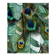 Peacock Feathers Feather Blue Green Shower Curtain 60  X 72  (medium) 