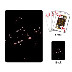 Abstract Rose Gold Glitter Background Playing Cards Single Design (rectangle)