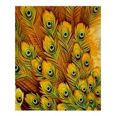 Peacock Feathers Green Yellow Shower Curtain 60  X 72  (medium) 