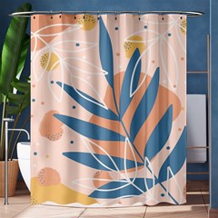 Summer Pattern Tropical Design Nature Green Plant Shower Curtain 60  X 72  (medium) 