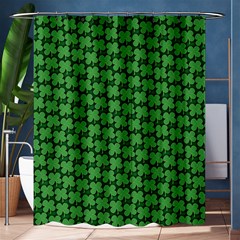 St  Patrick s Day Clovers Shower Curtain 60  X 72  (medium) 