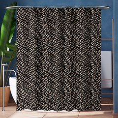 Brown Snake Pattern Shower Curtain 60  X 72  (medium) 